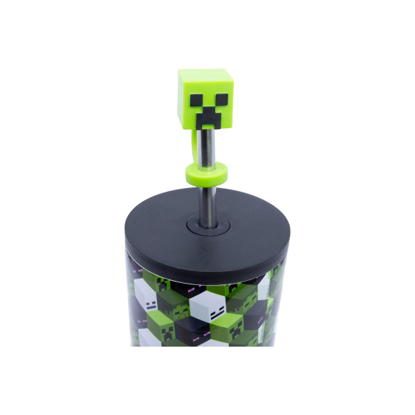 Термос-чаша со сламка, Minecraft - Iconicmono, 770ml 