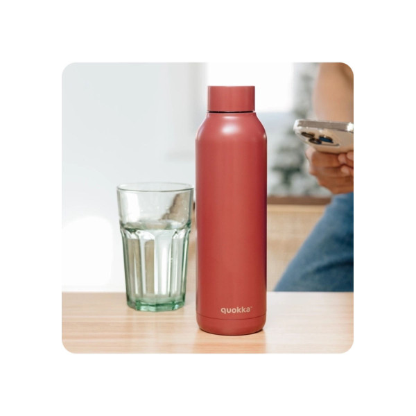 Термос, Quokka - Solid: Firebrick Red, 630ml 