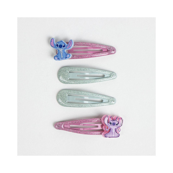 Сет од 4 шноли за коса, Disney: Stitch 