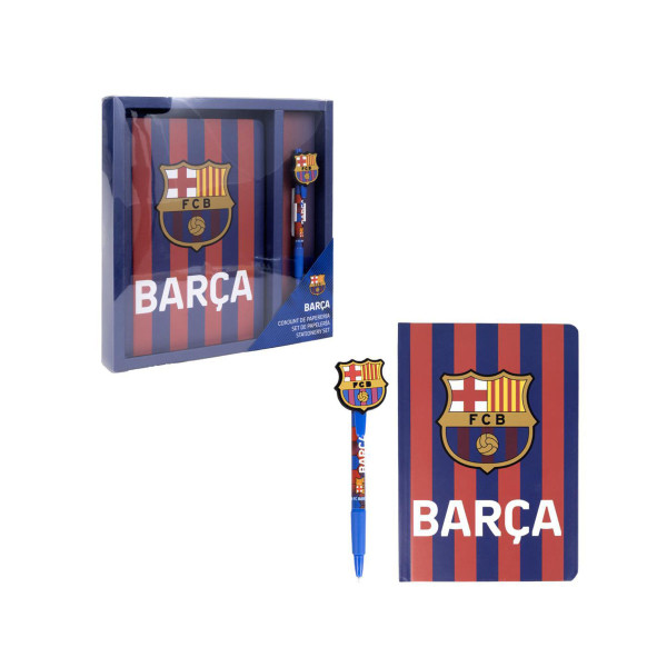Сет нотес + пенкало, FC Barcelona 