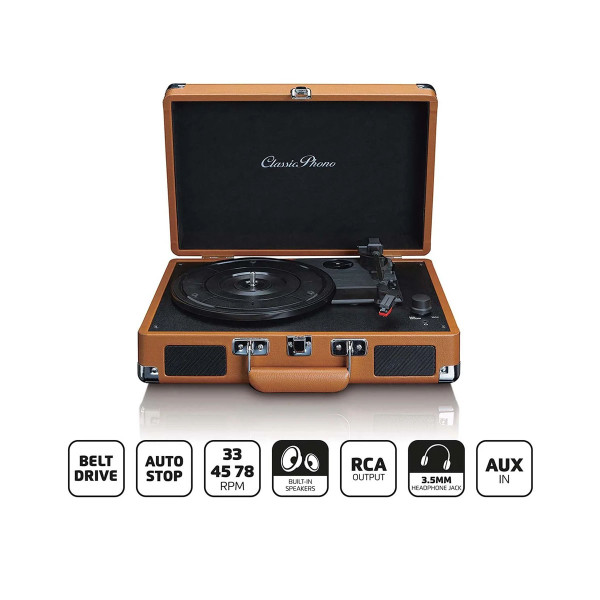 Грамофон, CLASSIC PHONO TT-10 - Brown 