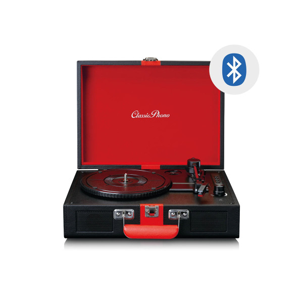 Грамофон, CLASSIC PHONO TT-110 - Black/Red 