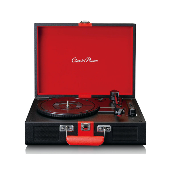 Грамофон, CLASSIC PHONO TT-110 - Black/Red 