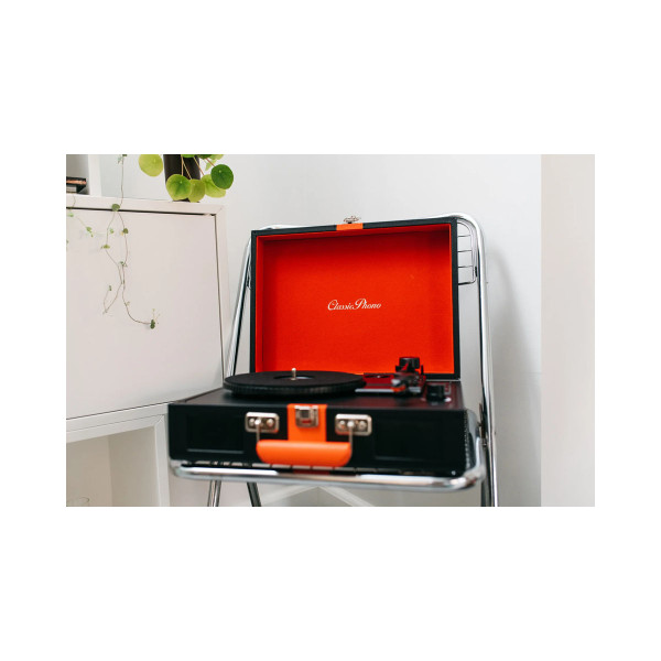 Грамофон, CLASSIC PHONO TT-110 - Black/Red 
