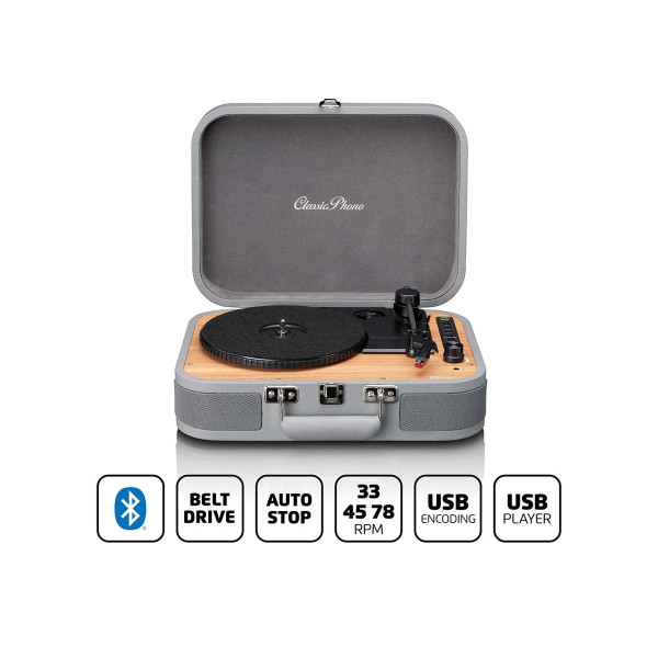 Грамофон, CLASSIC PHONO TT-116 - Grey 