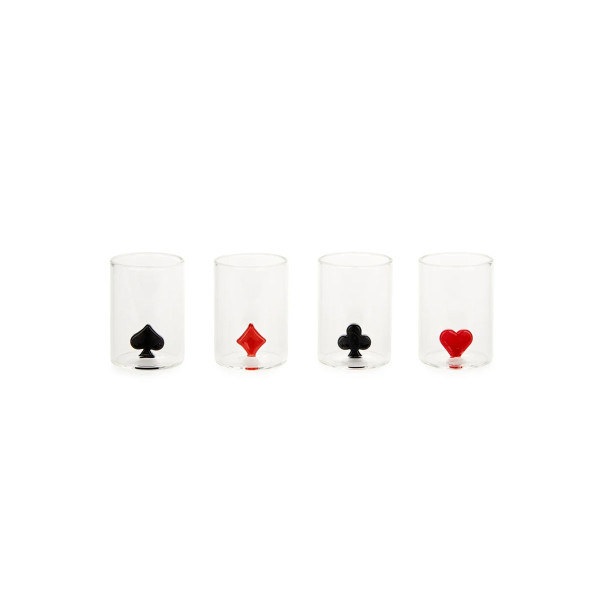 Сет од 4 шот-чашки, Dealer, 50 ml 