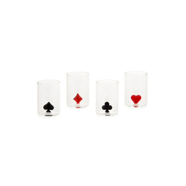 Сет од 4 шот-чашки, Dealer, 50 ml 