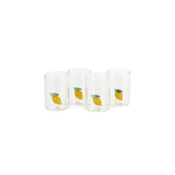 Сет од 4 шот-чашки, Lemon, 50 ml 