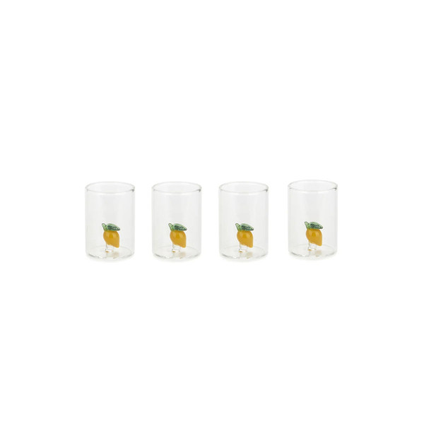 Сет од 4 шот-чашки, Lemon, 50 ml 