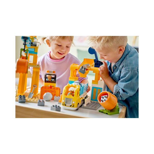 LEGO коцки, Duplo, 3 in 1 Construction Site and Vehicles 