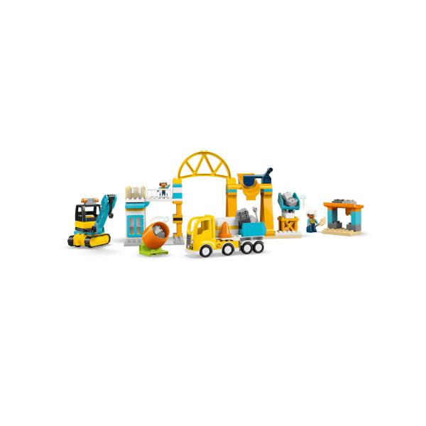 LEGO коцки, Duplo, 3 in 1 Construction Site and Vehicles 