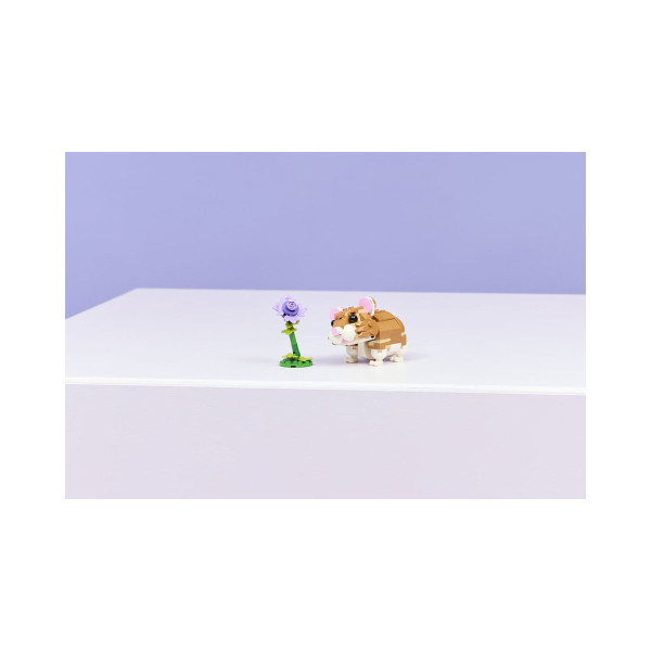 LEGO коцки, Creator 3-in-1, Cute Hamster with a Flower 