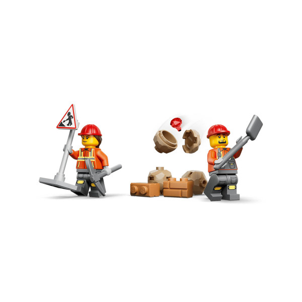 LEGO коцки, City, Yellow Backhoe Loader 
