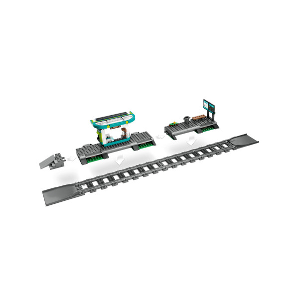 LEGO коцки, City, Downtown Streetcar and Station 