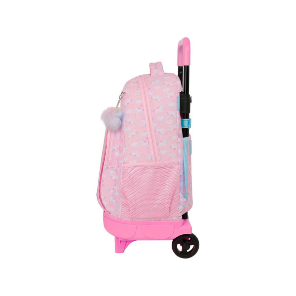 Ранец со монтажни тркалца, Glowlab Kids - Unicorn, 45 cm 