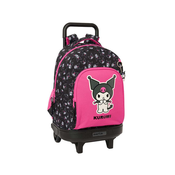 Ранец со монтажни тркалца, Hello Kitty - Kuromi, 45 cm 