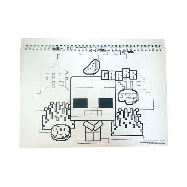 Блок со стикери, Minecraft, A4 