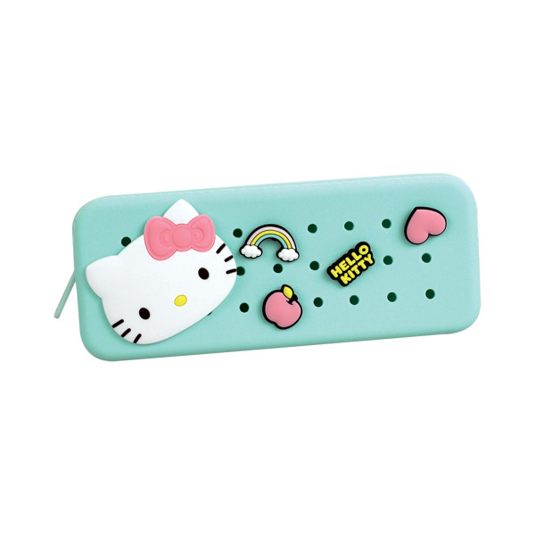 Силиконски несесер за моливи, Hello Kitty Blue 