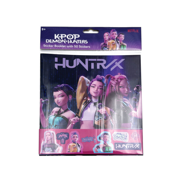 Албум за стикери + 50 стикери, K Pop Demon Hunters 