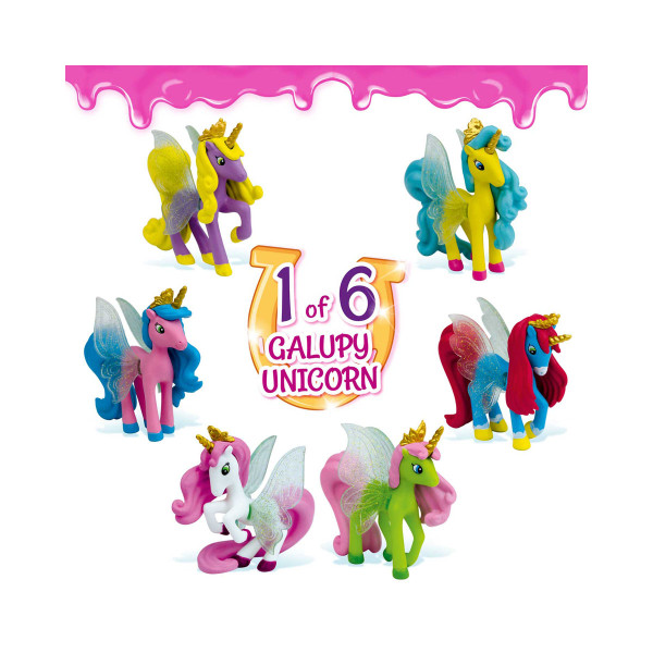 Слајм со скриена фигура 'Galupy Unicorn' 