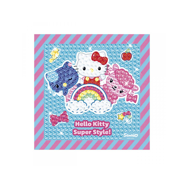 Сет за изработка на слики, Diamondz  Crystal Painting- Hello Kitty 