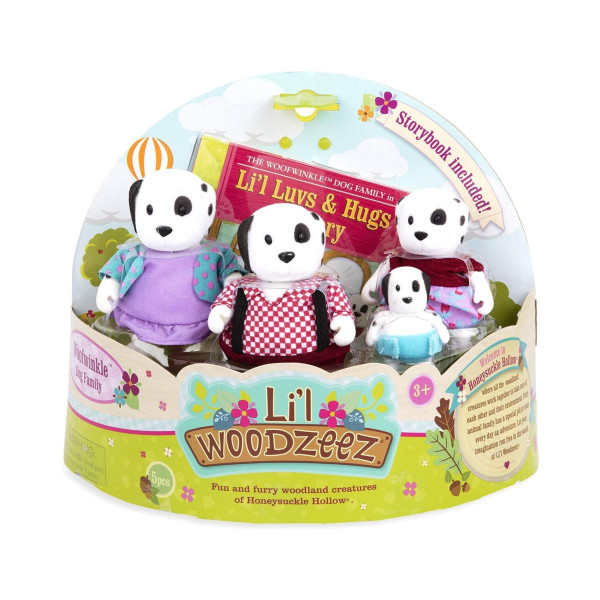 Сет фигури, Lil Woodzeez - The Woofwinkle Dog Family 