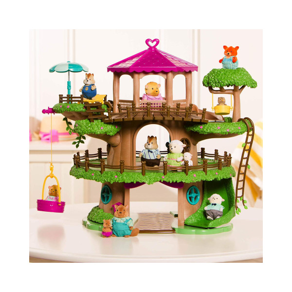 Сет за игра, Lil Woodzeez - Family Treehouse 