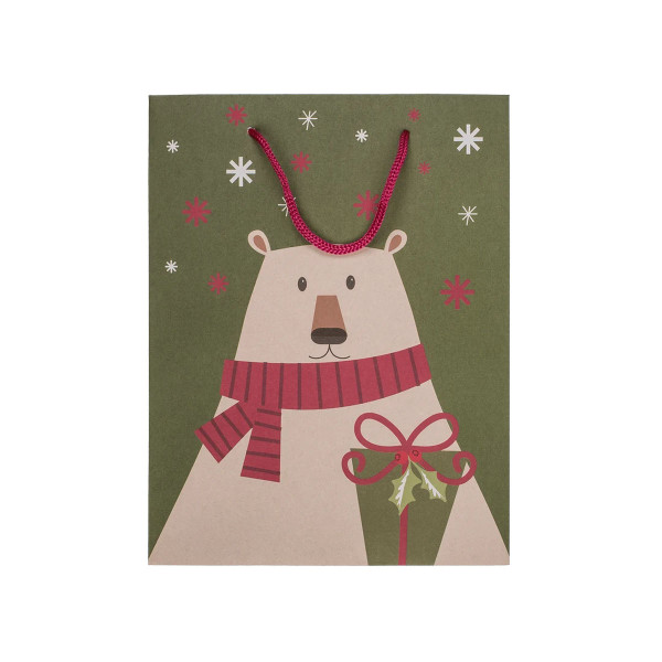 Украсна хартиена кеса 'Christmas Friends', 4 дизајни 