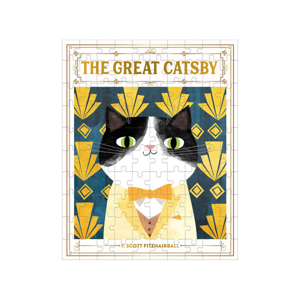 Сложувалка 'The Bookish Cats: The Great Catsby', 100 парчиња 