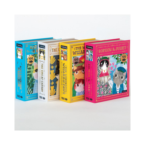 Сложувалка 'The Bookish Cats: The Great Catsby', 100 парчиња 