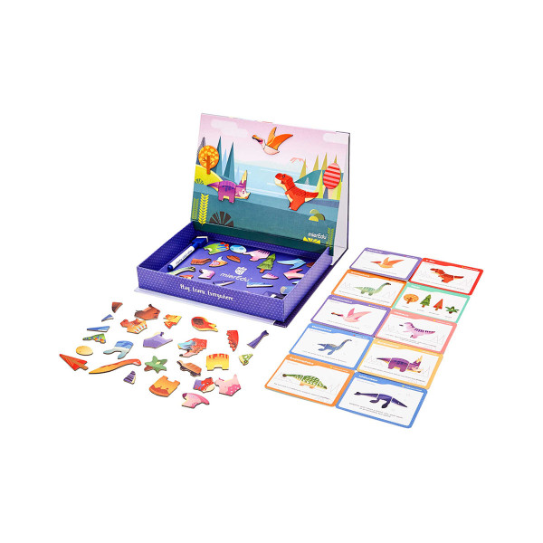 Магнетен сет за игра 'Dino Magnetic Art Case' 