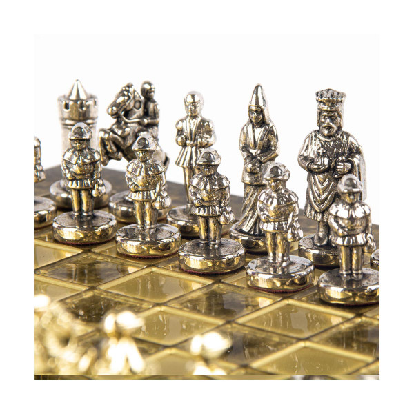 Сет за шах, Byzantine Empire Chess Set, мал, кафеав