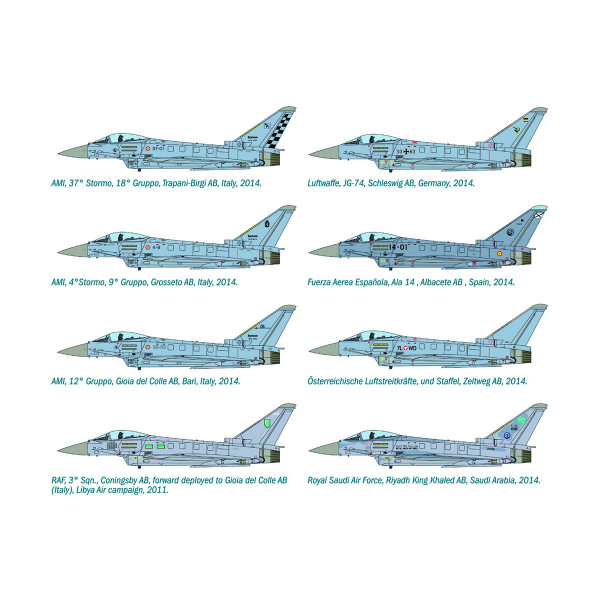 Макета, Aircraft, EF 2000 Typhoon single seater, 1:72