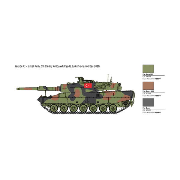 Макета, Military Vehicles, Leopard 2A4, 1:35