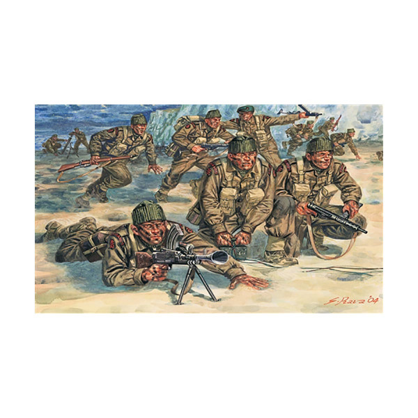 Макета - фигури, Miniatures, British Commandos, 1:72 