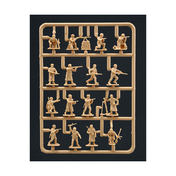Макета - фигури, Miniatures, Russian Infantry - winter unit, 1:72