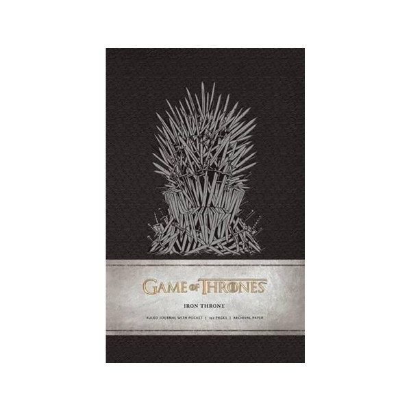 Game of Thrones: Iron Throne Hardcover Ruled Journal 