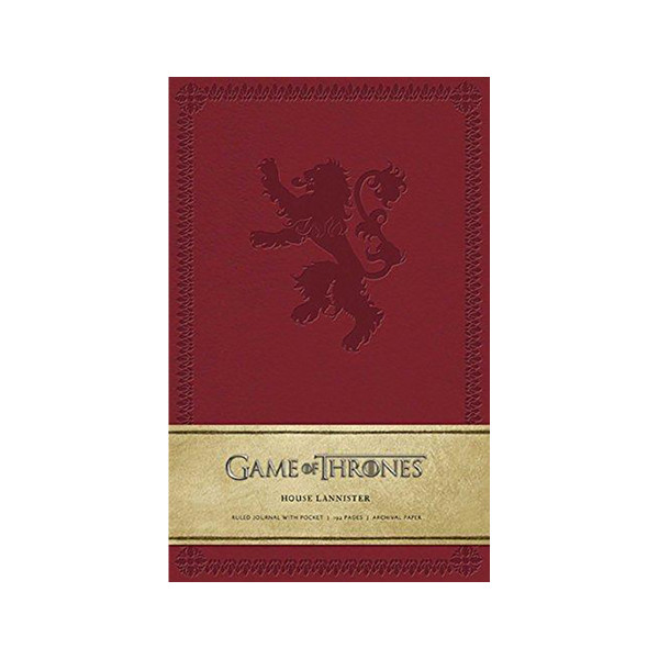 Game of Thrones: House Lannister Hardcover Ruled Journal 