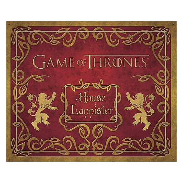 Game of Thrones: House Lannister Deluxe Stationery Set | literatura.mk