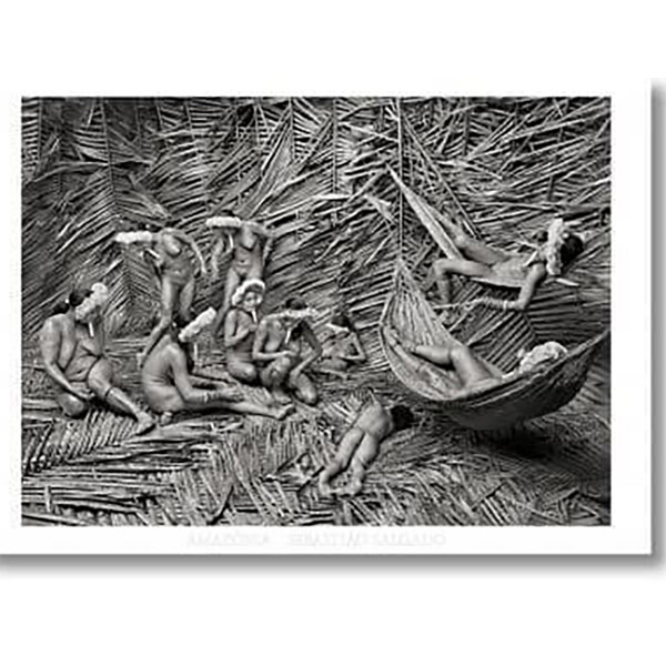 Sebastiao Salgado. Amazonia. Poster 'Zo'e Women' 