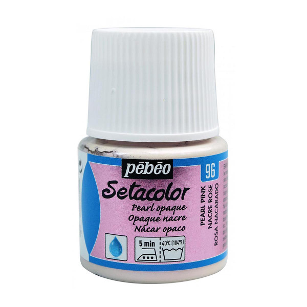Боја за текстил, Pebeo, Setacolor Pearl, 45мл, pearl pink 