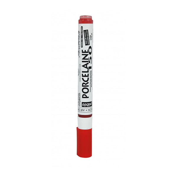 Маркер за порцелан, Pebeo, Porcelaine150, 0.7мм, scarlet red 