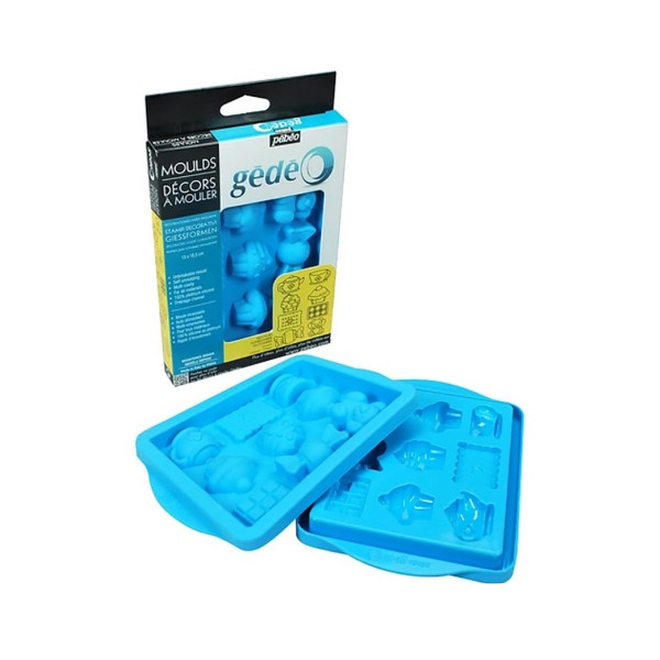 Силиконски калапи за обликување - Храна, Pebeo, Gedeo Moulds - Food 