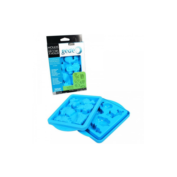 Силиконски калапи за обликување - Диви животни, Pebeo, Gedeo Moulds - Wild Animals 