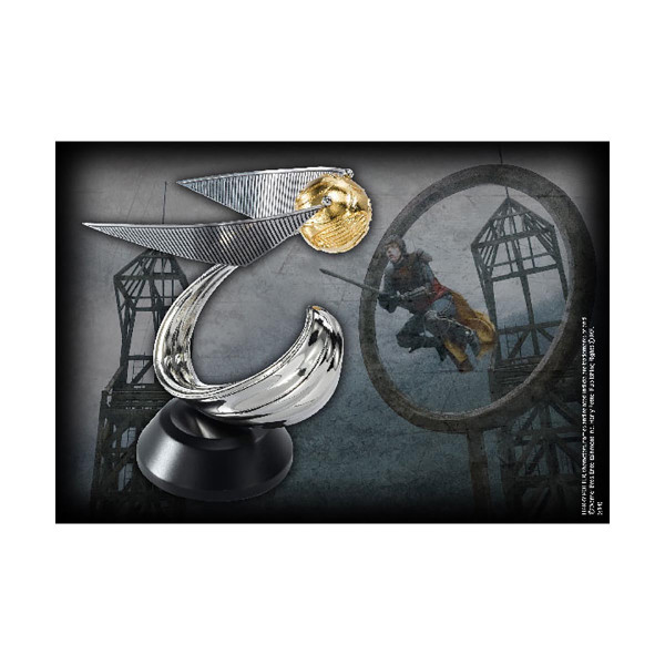 Фигура, Harry Potter - The Golden Snitch, посребрена и позлатенa (24k) 