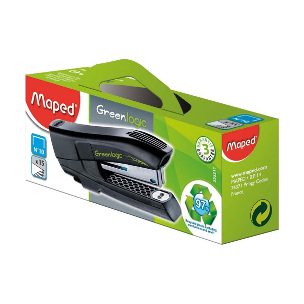 Хефталка, Maped, Greenlogic No.10, 43мм 
