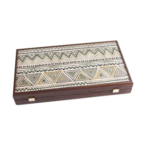 Сет за табла, Handcrafted Greek Folk Art, голем