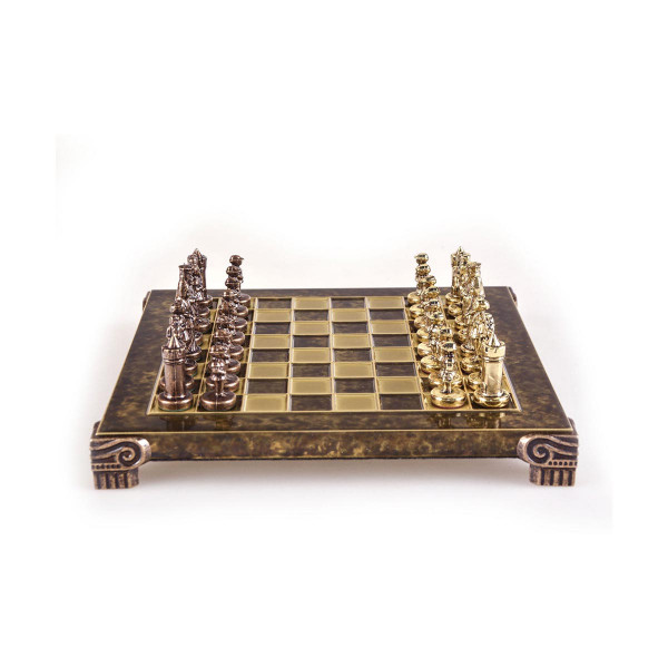 Сет за шах, Byzantine Empire Chess Set, екстра мал, кафеав 