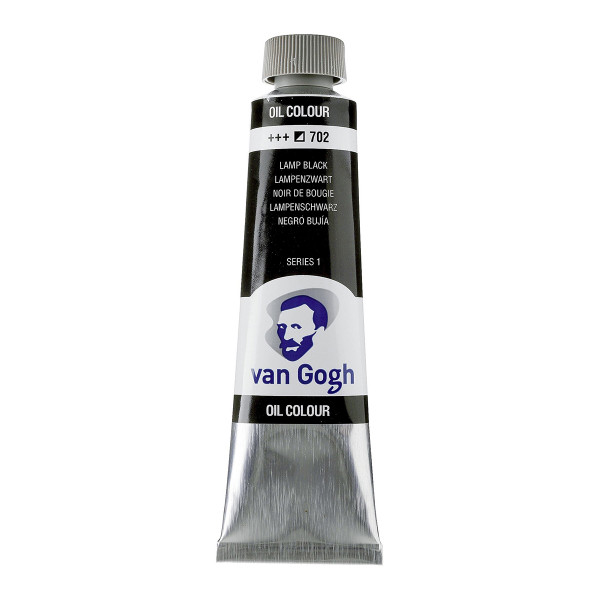Маслена боја, Van Gogh Oil, 40 мл, lamp black 702 