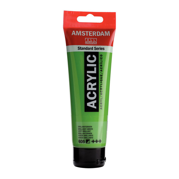 Акрилна боја, Amsterdam All Acrylics, Standard Series, 120 мл, brilliant green 